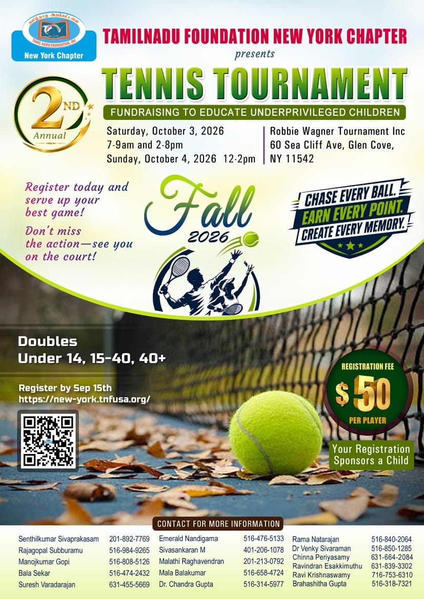 TNF New York Chapter Tennis Tournament 2026